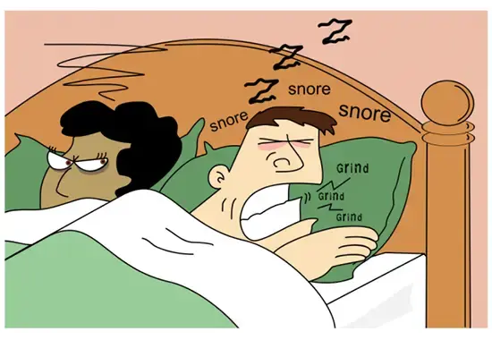 Patient nervously waiting to visit the dentist.