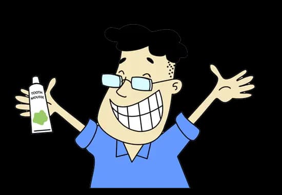 Happy patient holding his arms up with joy due to tooth mousse benefits.